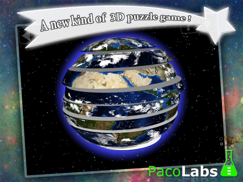 earth puzzle - a spherical puzzle game in 3d ipad images 1