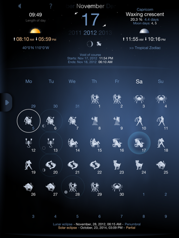 deluxe moon hd - moon phases calendar ipad images 4