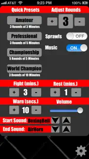 mma timer lite - free mixed martial arts round interval timer iphone resimleri 3