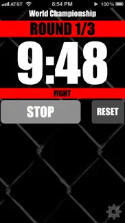 mma timer lite - free mixed martial arts round interval timer iphone resimleri 2