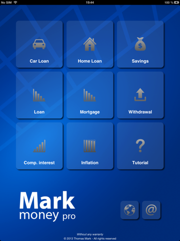 financial calculator - markmoneypro ipad images 1