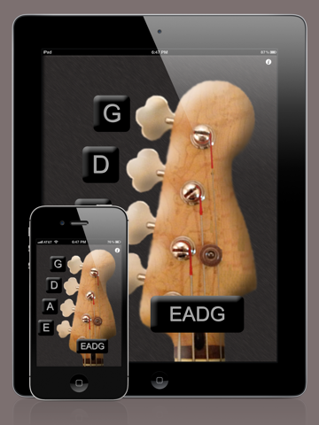 accordeur de guitare basse iPad Captures Décran 2