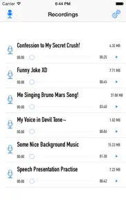 simple voice recorder - best app for singing, karaoke, during call, hd sound, music, audio iphone images 2