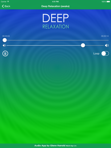 deep relaxation hypnosis audioapp-glenn harrold ipad images 3