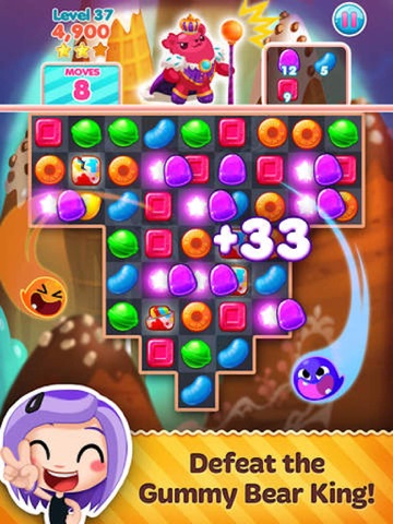 candy heroes splash - match 3 crush charm game ipad images 2