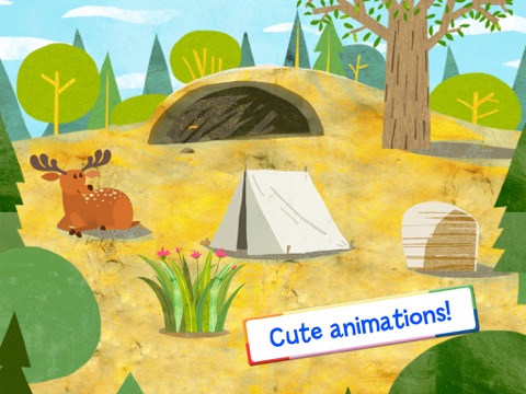 peekaboo goes camping game by babyfirst ipad images 2
