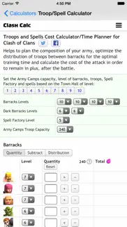 calculators for clash of clans - video guide, strategies, tactics and tricks with calculators iphone images 4