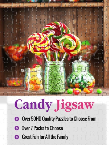 candy jigsaw rush pro - puzzles for family fun ipad images 1