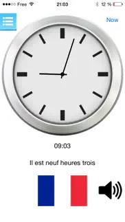 horloge parlante multilingue - version gratuite iPhone Captures Décran 3