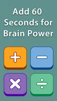 add 60 seconds for brain power - subtraction lite free iphone images 1