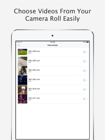 video+rotate & flip free - for iphone, ipod touch and ipad ipad images 2