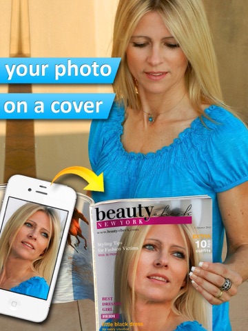 photo2cover - create your own magazine cover ipad resimleri 1