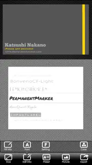 businesscarddesigner - business card maker with airprint iphone images 4