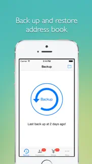 remove duplicate contacts -- support backup and merge now! iphone images 1