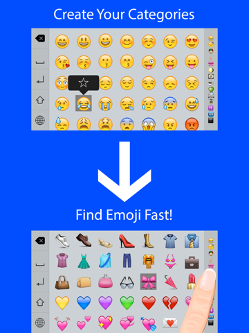 emoji monster - type emoji fast with custom categories free ipad images 1