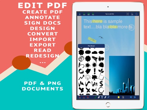 edit pdf & convert photos to pdf - edit docs, images or sign documents for dropbox ipad images 1