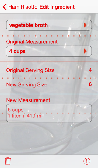 serving sizer recipe manager iphone images 3