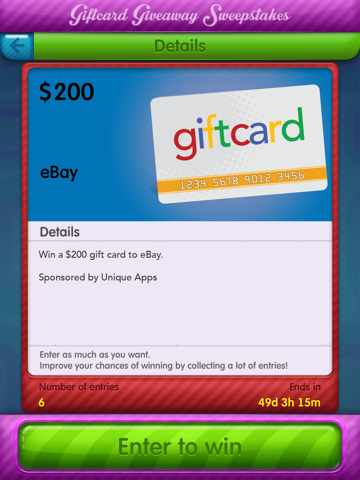 giftcard giveaway sweepstakes ipad images 2