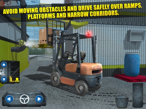 fork lift truck driving simulator real extreme car parking run ipad images 2