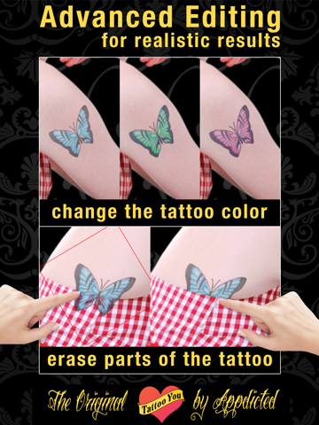 tattoo you - add tattoos to your photos ipad capturas de pantalla 3