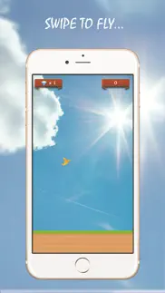 flappy paper bird - top free bird games iphone resimleri 1