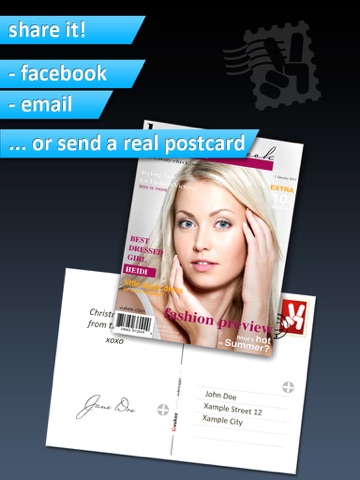 photo2cover - create your own magazine cover ipad resimleri 4
