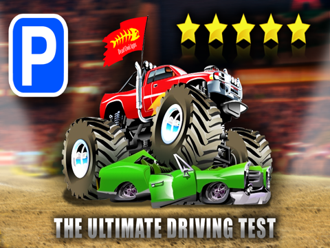 monster truck jam - expert car parking school real life driver sim park in bay racing games ipad images 1