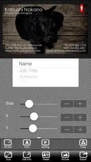 businesscarddesigner - business card maker with airprint iphone images 2