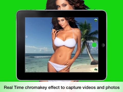 chromakey camera - real time green screen effect to capture videos and photos ipad images 1
