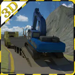 excavator transporter rescue 3d simulator- be ready to rescue cars in this extreme high powered excavator transporter game logo, reviews