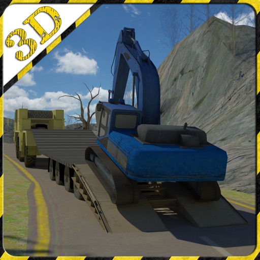 Excavator Transporter Rescue 3D Simulator- Be ready to rescue cars in this extreme high powered excavator transporter game app reviews download