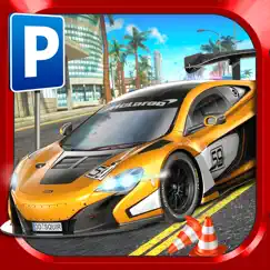 super sports car parking simulator - real driving test sim racing games logo, reviews