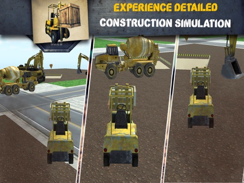 heavy construction simulator- drive a forklift through the city suburbs to become a construction master ipad resimleri 3