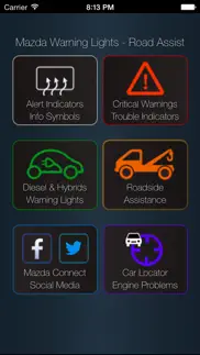 app for mazda with mazda warning lights and road assistance iphone resimleri 1
