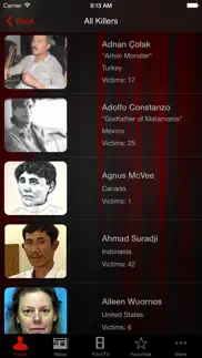 libreria de asesinatos en serie iphone capturas de pantalla 2