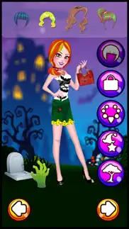 a monster make-up girl dress up salon - style me on a little spooky holiday night makeover fashion party for kids iphone images 1