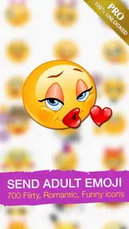 adult emoji icons pro - romantic texting & flirty emoticons message symbols iPhone Captures Décran 1