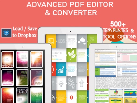 edit pdf & convert photos to pdf - edit docs, images or sign documents for dropbox ipad images 2