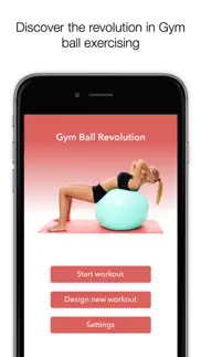 gym ball revolution - daily fitness swiss ball routines for home workouts program iPhone Captures Décran 1