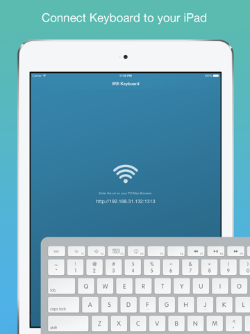 wifi keyboard - connect your keyboard to iphone/ipad with wifi айпад изображения 1