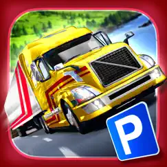 trailer truck parking with real city traffic car driving sim logo, reviews