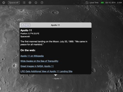 moon globe hd ipad capturas de pantalla 2