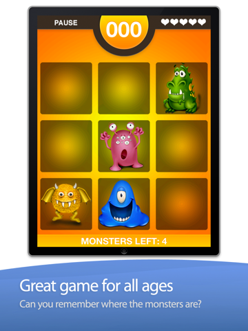 monster hunt - fun logic game to improve your memory ipad images 2
