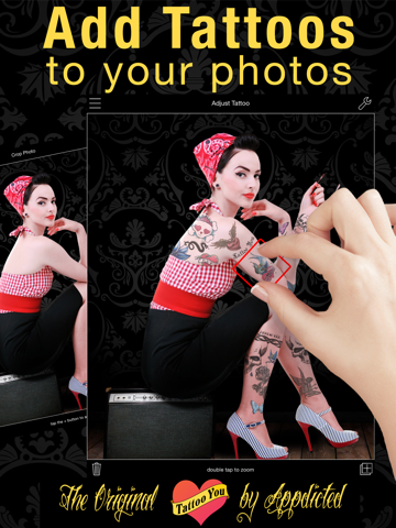 tattoo you - add tattoos to your photos ipad capturas de pantalla 1