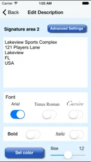 email signature pro iphone capturas de pantalla 4