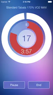 tabata timer for hiit and interval trainings iphone images 2