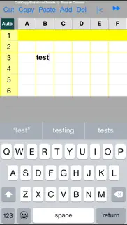 csv file editor with import option from excel .xls, .xlsx, .xml files iphone images 1