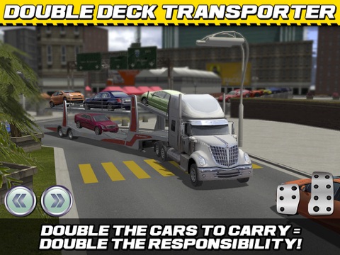 car transport truck parking simulator - real show-room driving test sim racing games ipad images 3