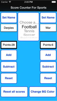 score counter for sports iphone capturas de pantalla 1