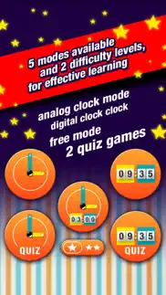 telling time for kids - game to learn to tell time easily iphone images 2